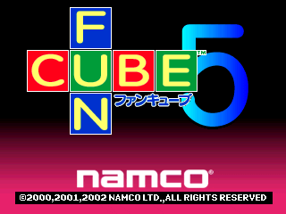 Funcube 5 (v1.0) Title Screen